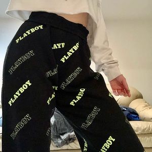 Missguided x playboy track sweatpants
